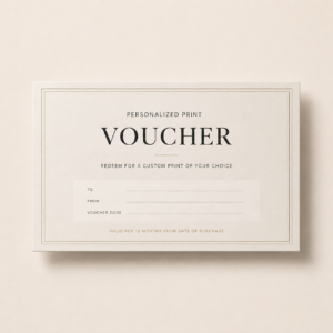 Personalised Print Voucher